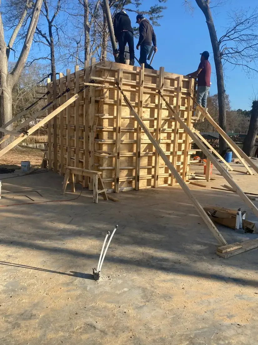 Concrete safe room — before